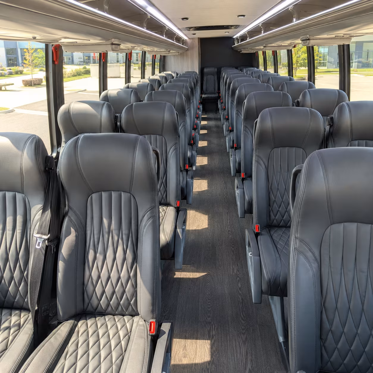 35 passenger minibus inside
