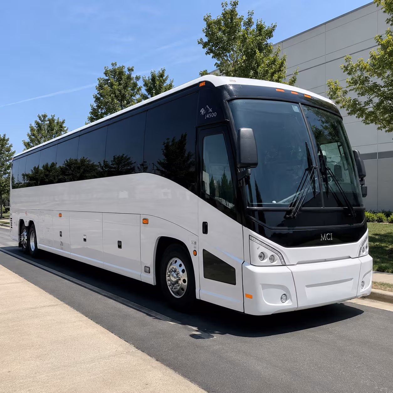 ada accessible charter buses for veterans and government groups in tracy