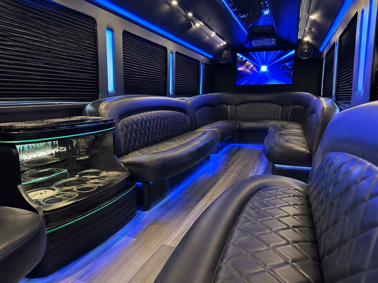 party buses to chase center and bay area venues