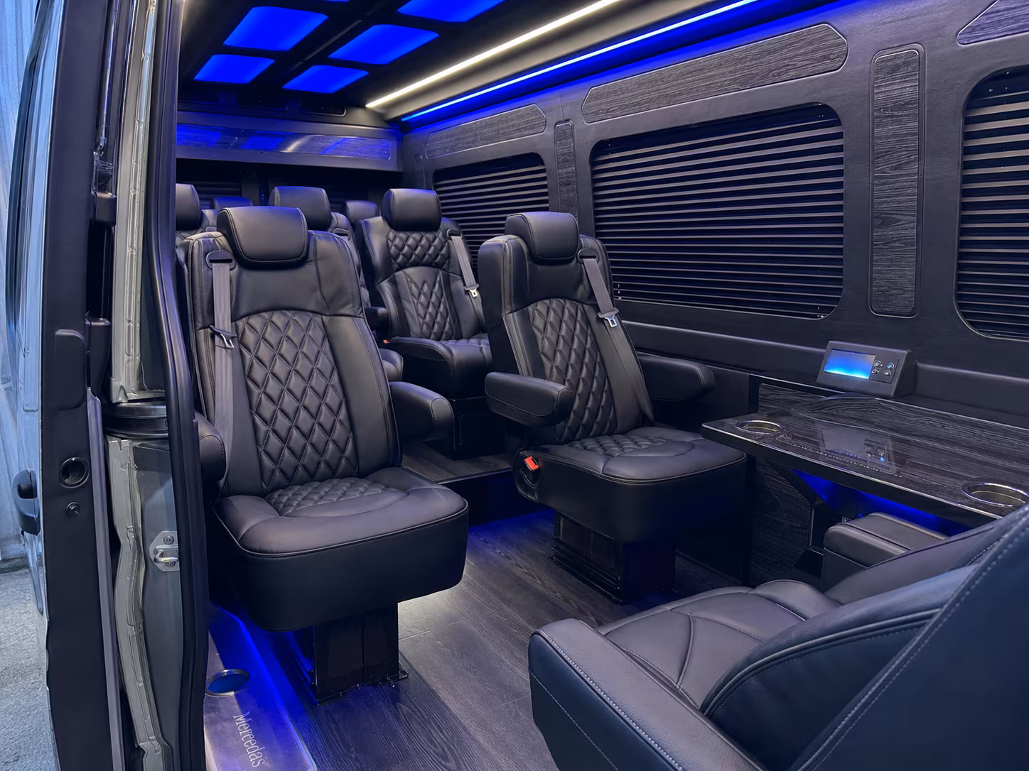 sprinter van transportation for groups and events across tracy