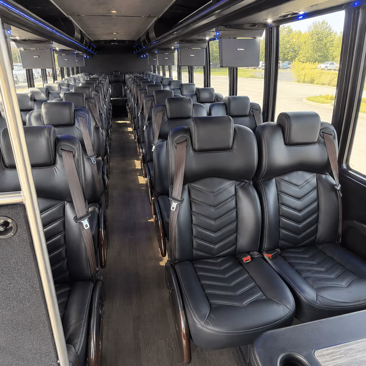 tracy long distance transportation onboard seating
