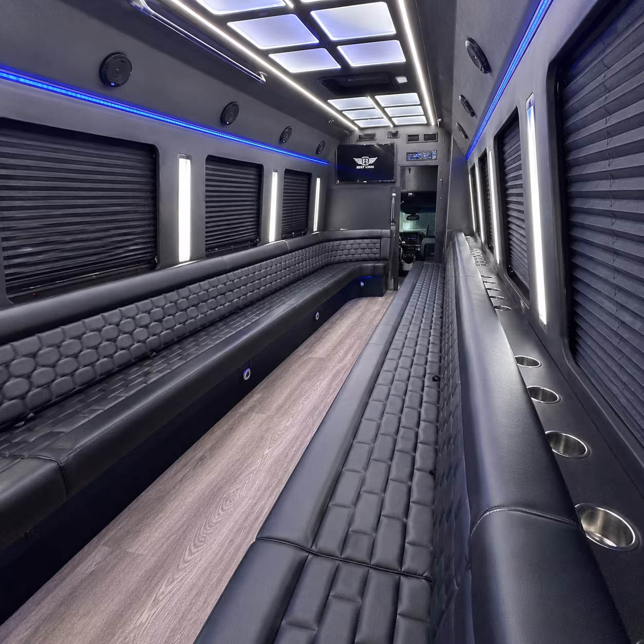 tracy party bus rentals inside
